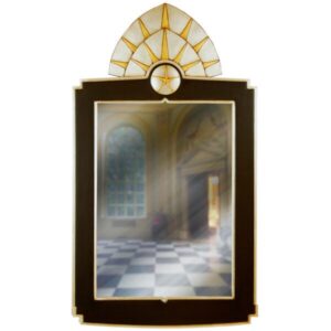 Art Deco Rectangular Mirror inspired by the Crysler building.