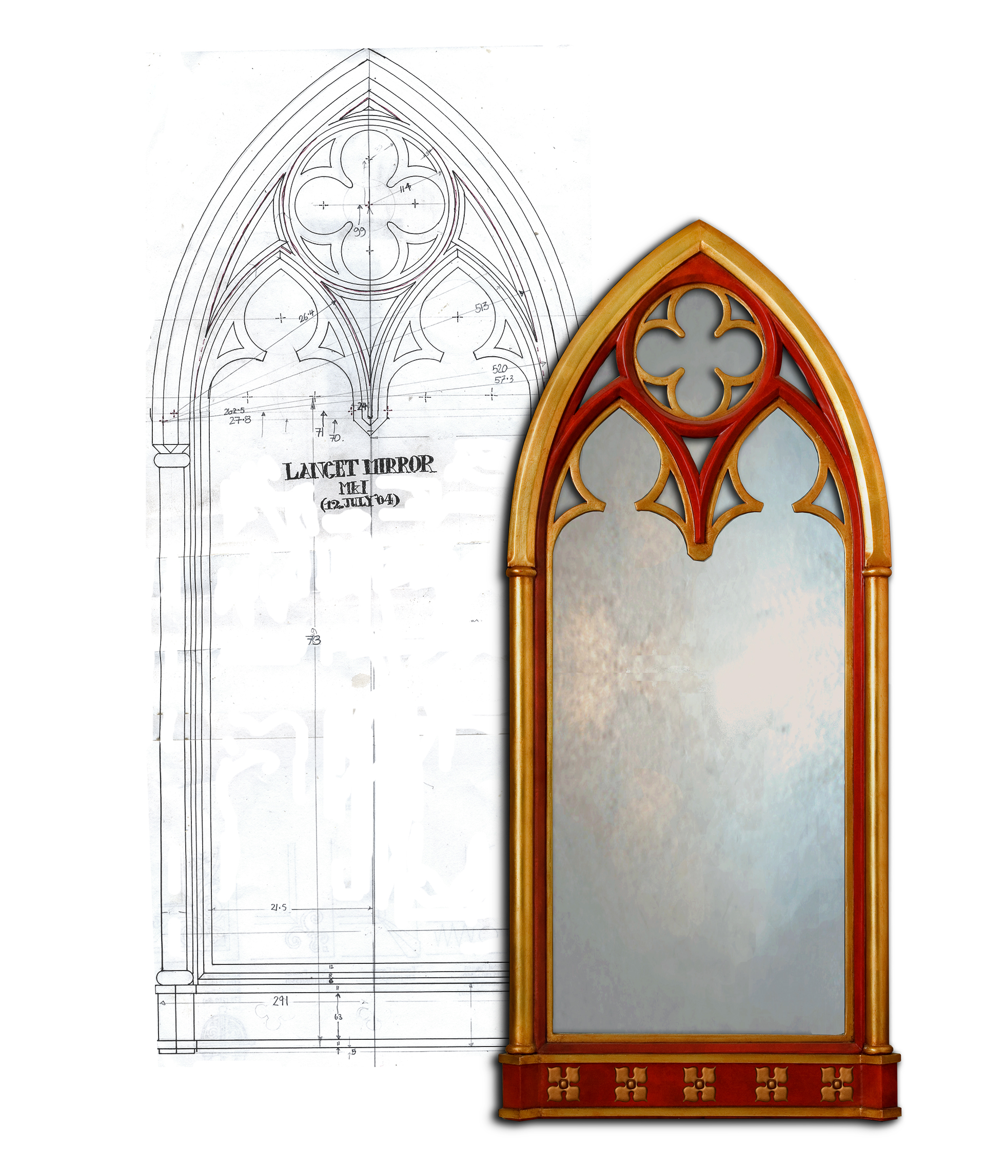 group shot of various new mirror designs with different shapes, sizes, and designs.